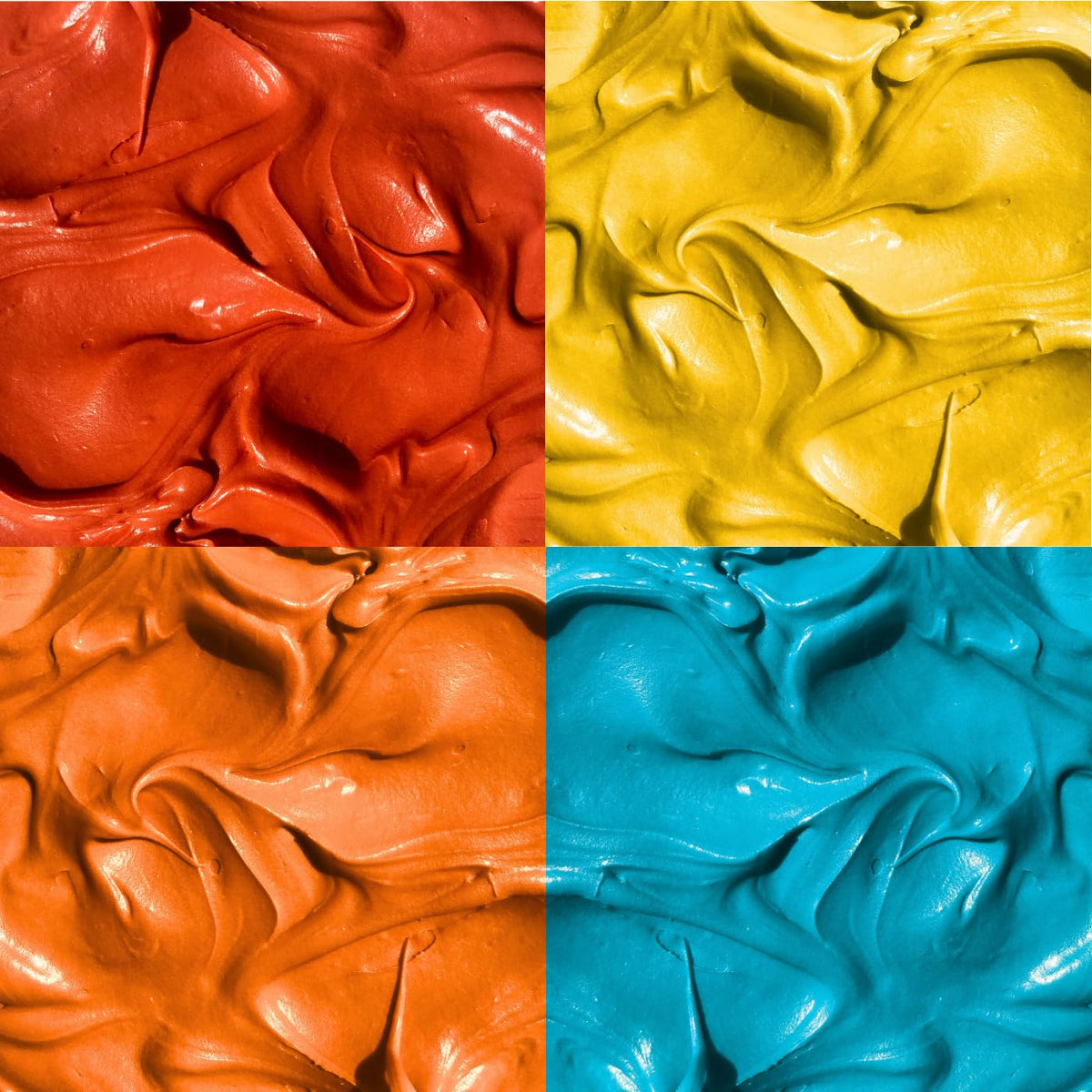Plant-Based Food Coloring Powder, Natural Dye Set for Baking, 4 Packets | Natural food coloring powders for frosting, cakes, cupcakes, cookies, icing, donuts, slime, bath bombs, and rainbow pancakes.