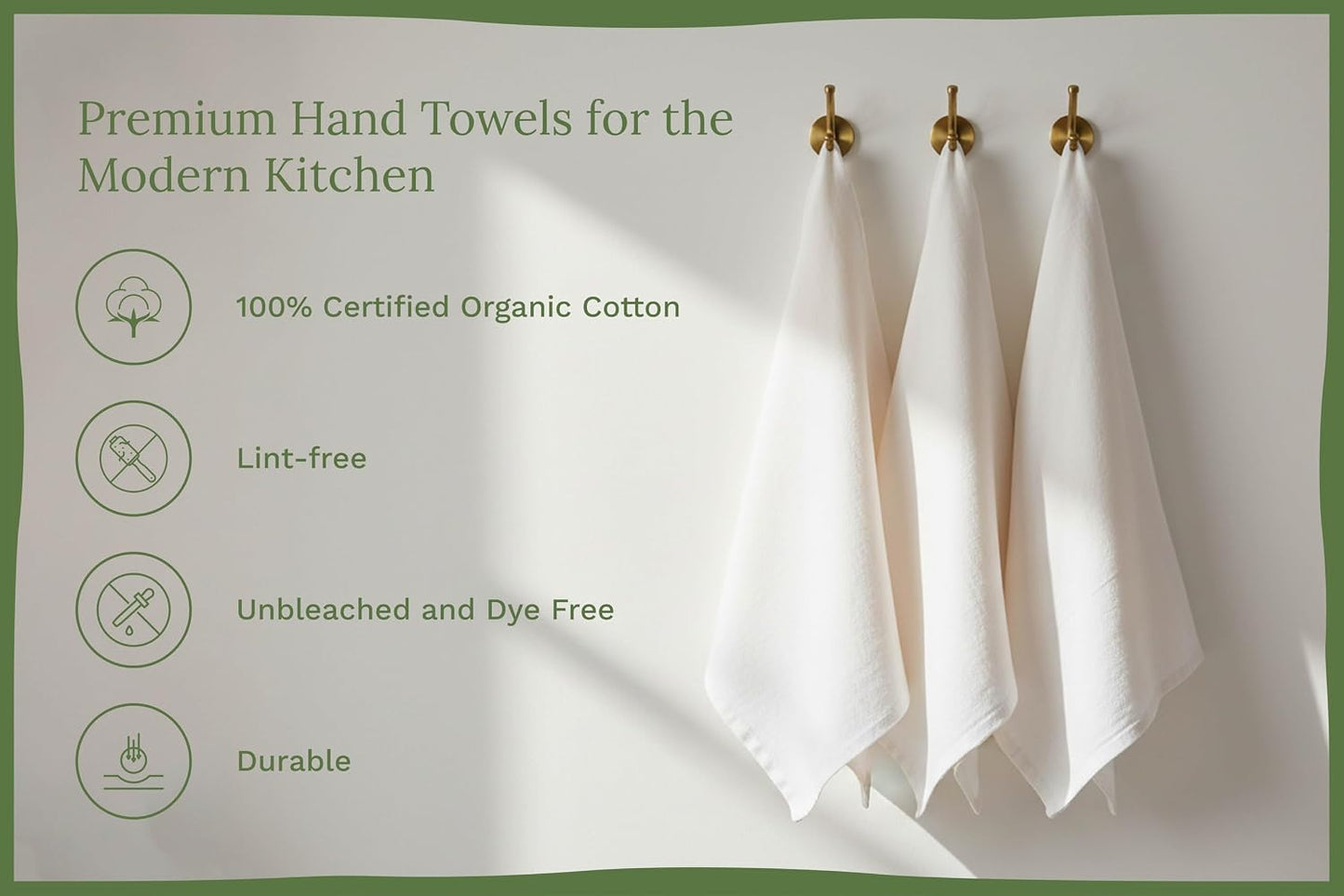 Wholesale Flour Sack Kitchen Towels – 50 Pack, Unbleached, All-Natural 100% Cotton Bulk Flour Sack Towels – Toxic-Free and Dye-Free - Extra Large Size 27”x27” (Natural – 50 Pack)