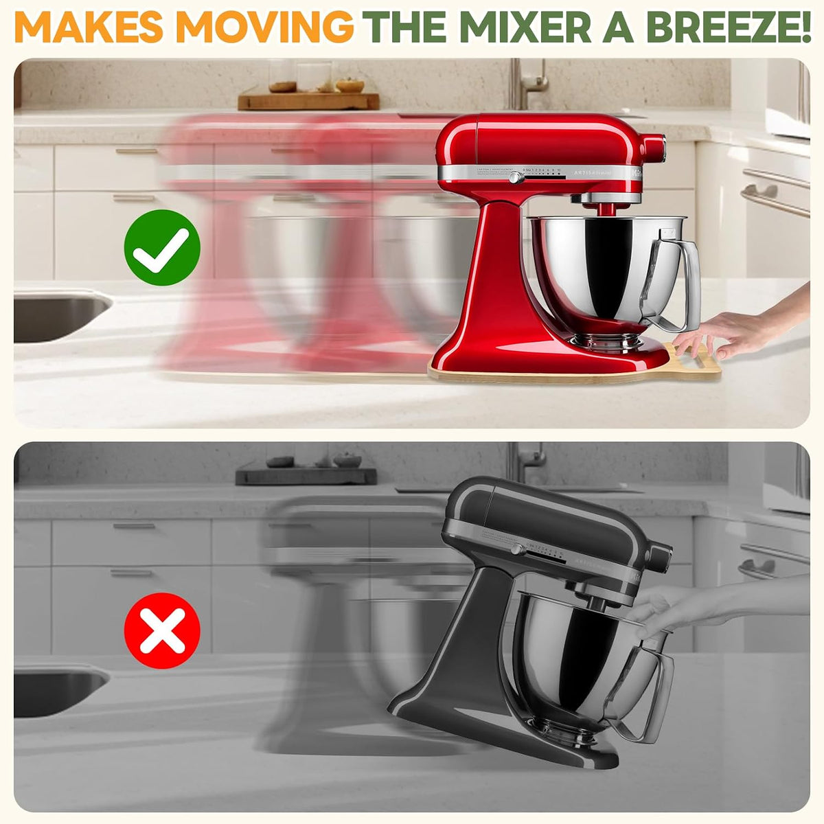Mixer Slider for KitchenAid 4.5–5 Qt Tilt-Head Stand Mixer