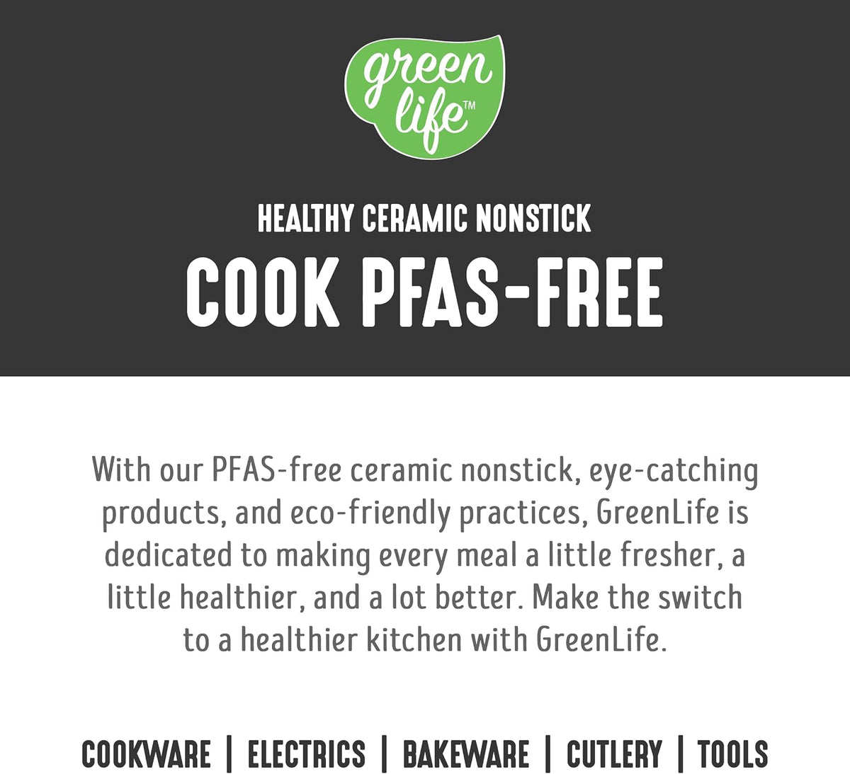 GreenLife 2 Quart Ceramic Nonstick Saucepan with Lid, PFAS-Free, Stay-Cool Handle, Multipurpose Kitchen Cooking Pot, Dishwasher & Oven Safe, Black