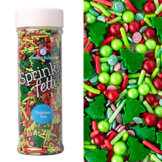 Sweets Indeed Sprinkles, Edible Sprinkle Mix, Perfect for Cake Decorations, Baking, Ice Cream, Cookies, Cupcake Topper, 4