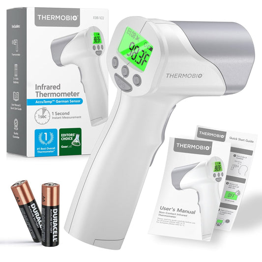 Medical Grade FSA-HSA Eligible Heavy Duty Touchless Infrared Forehead Thermometer, for Adults & Baby Digital Thermometer