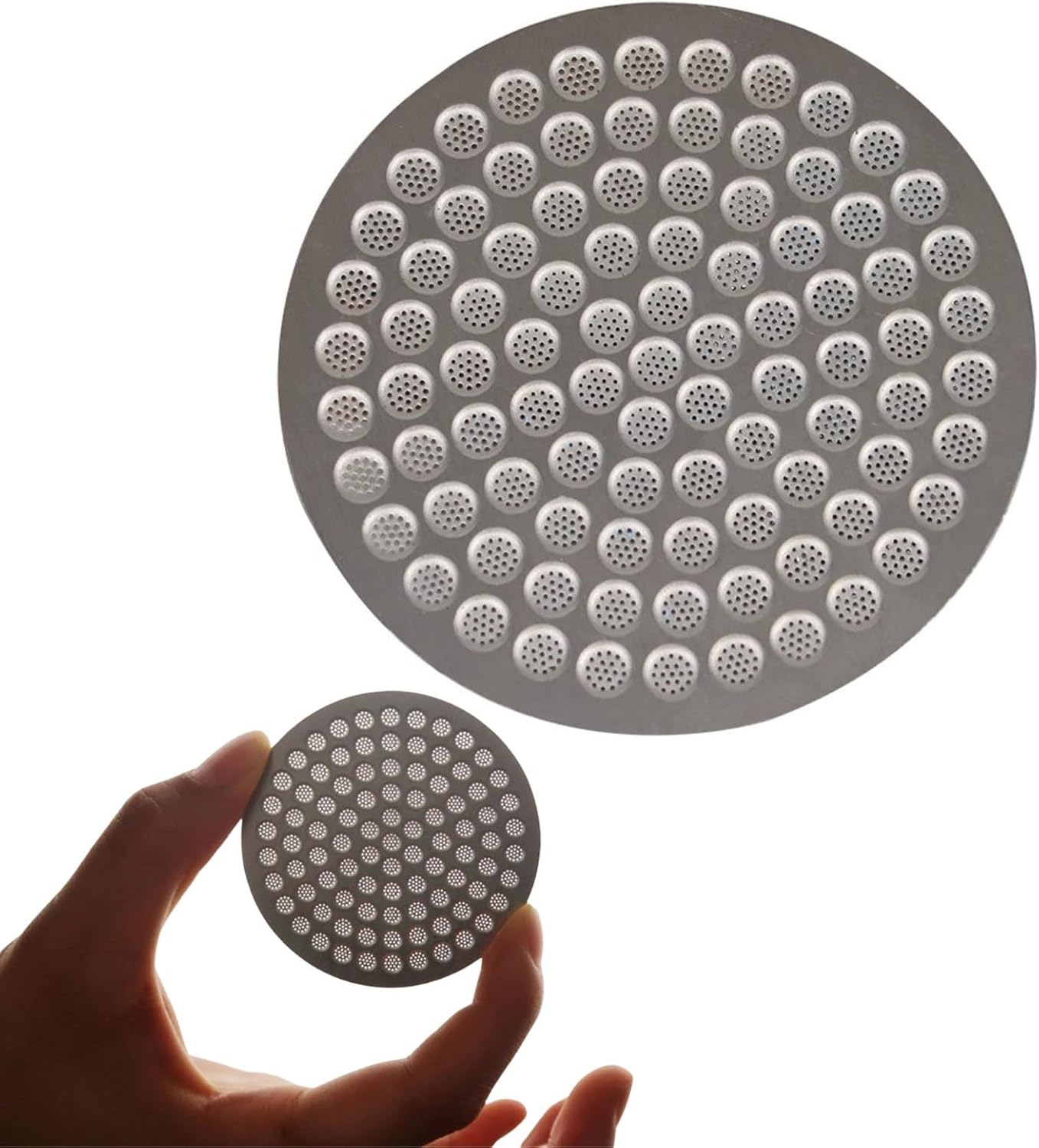 54mm Espresso Puck Screen, 0.8mm Thickness Stainless Steel Reusable Coffee Filter, Designed for Bott