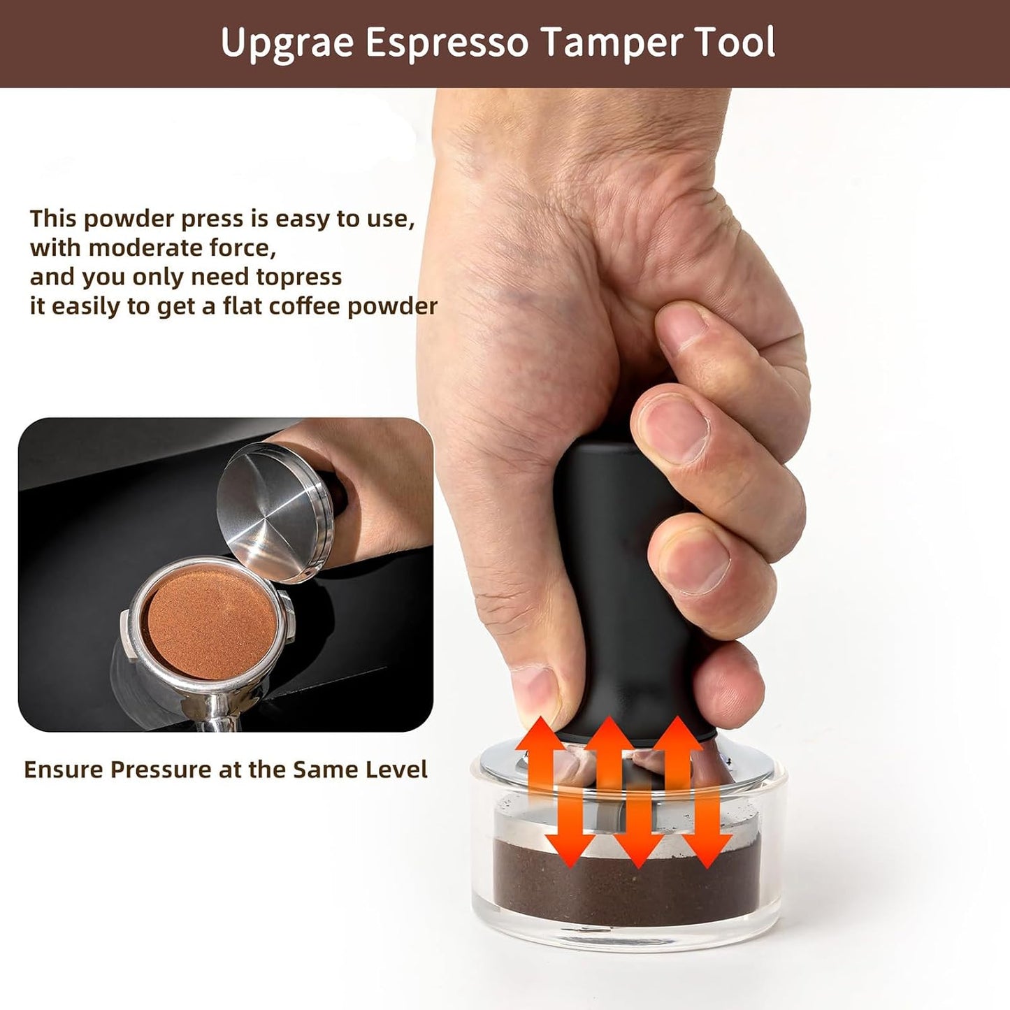 51mm Espresso Tamper for CASABREWS CM5418, 3700Essential and 5418 Pro