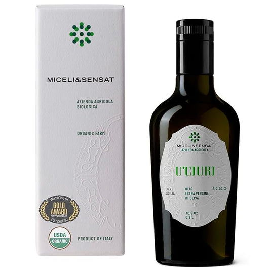 Fruity Medium Organic 500+ mg/kg Polyphenols Rich Italian Extra Virgin Olive Oil from Italy, 2025 Gold Award, High