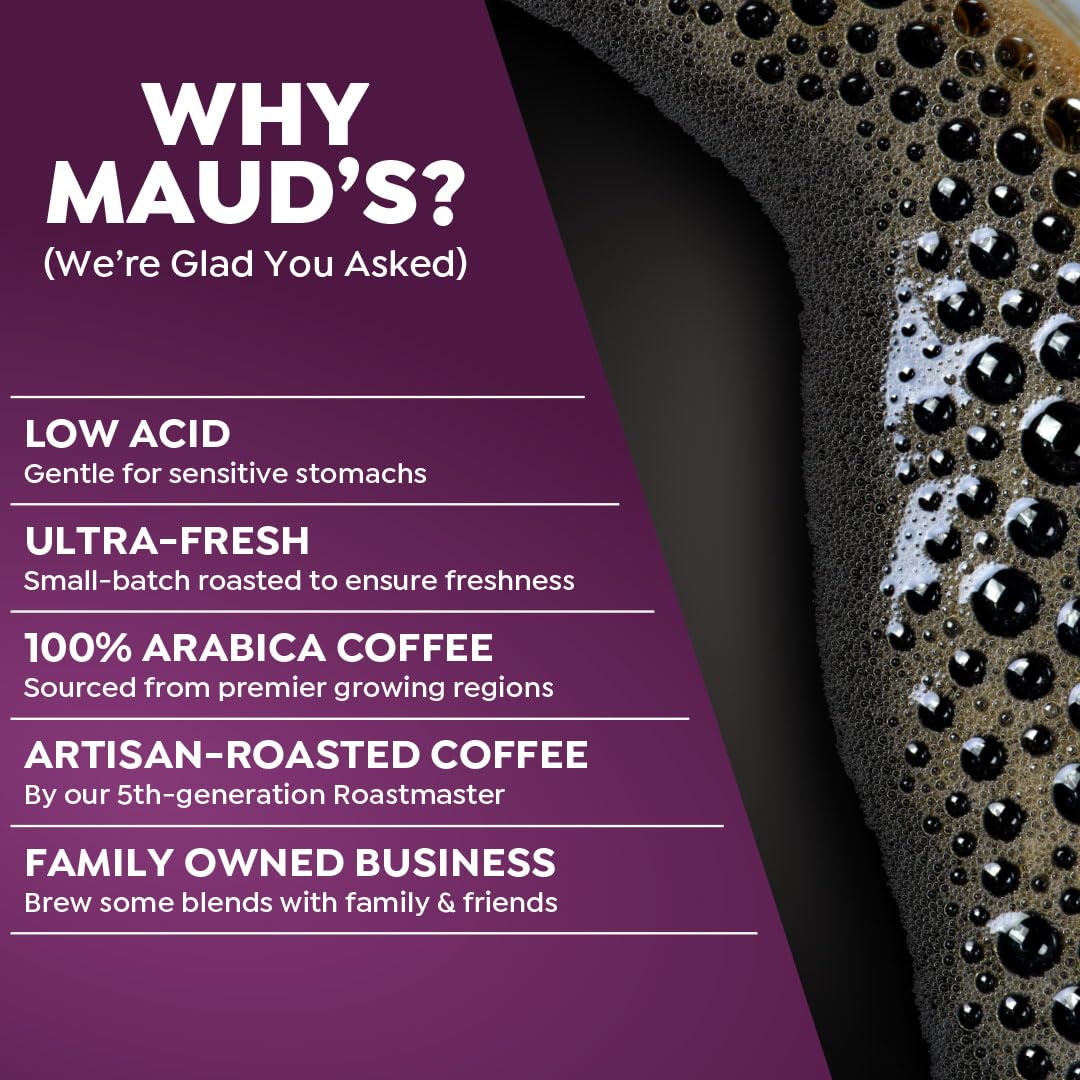 Maud’s Flavored Decaf Coffee Pods Variety Pack, 24ct