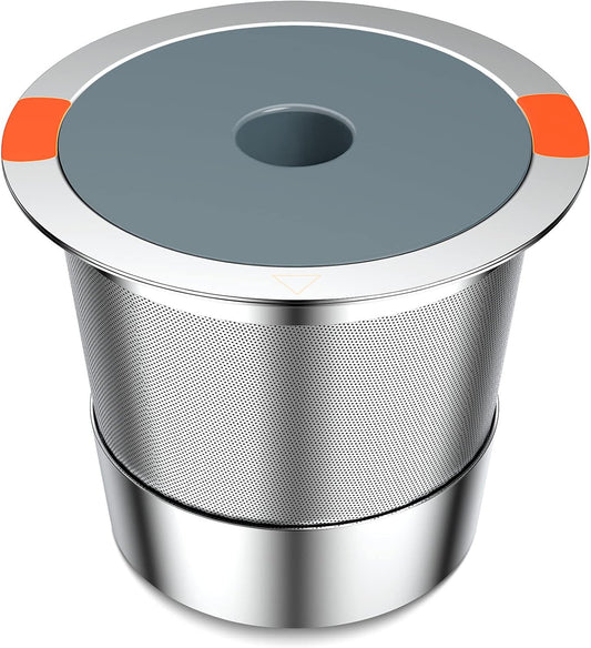 K Cup Reusable Coffee Pods, Stainless Steel Reusable K Cups Coffee Filter Compatible for Keurig 1.0 & 2.0 Coffee Makers,