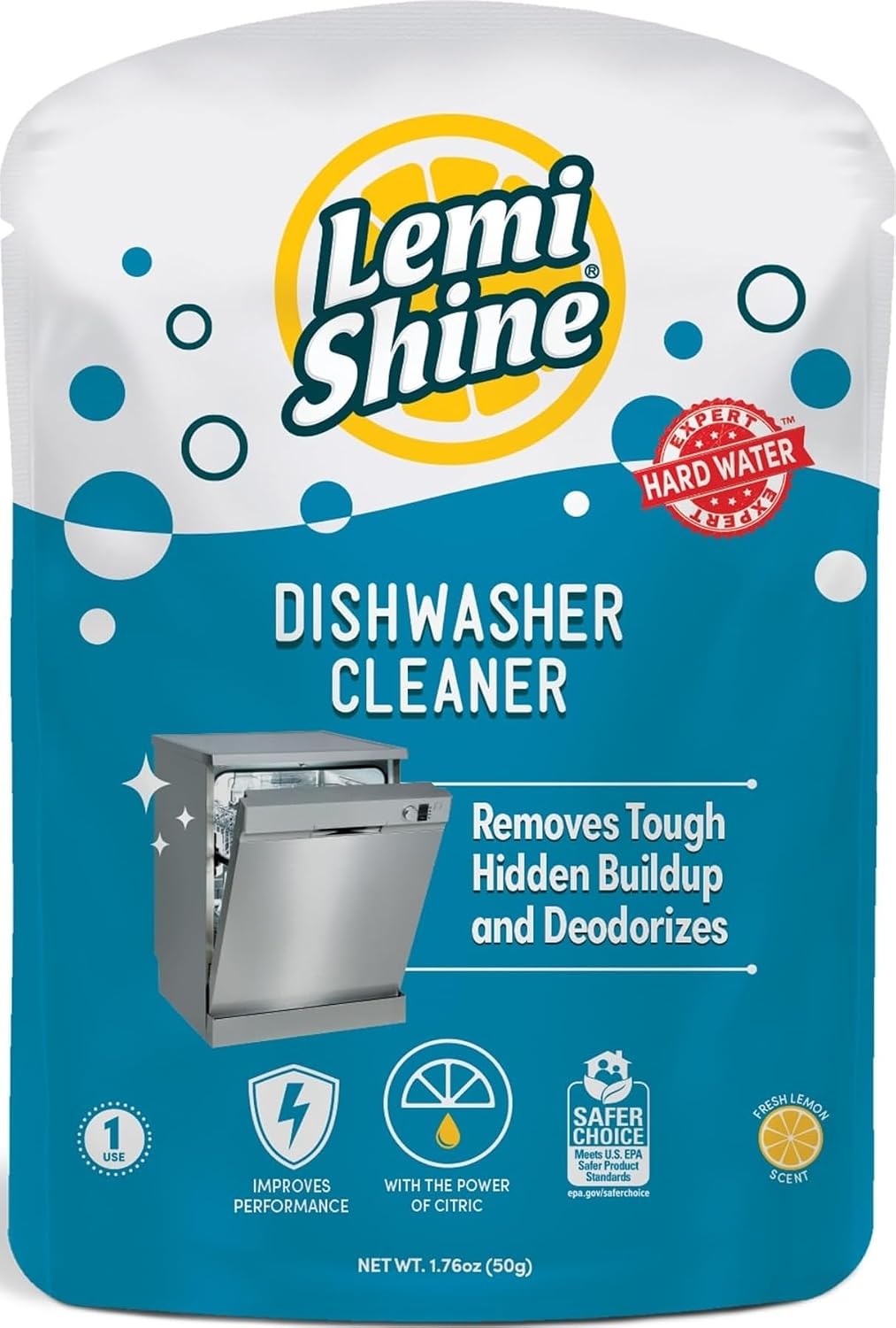 Lemi Shine Natural Dishwasher Cleaner and Deodorizer - 1.76 oz