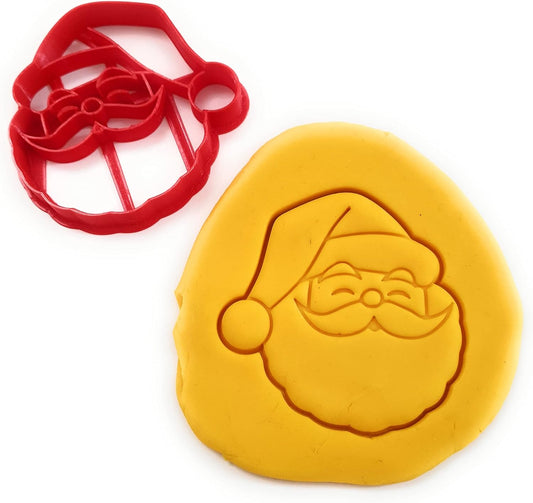 T3D Cookie Cutters Santa Claus Cutter, Suitable for Cakes Biscuit and Fondant Mold Homemade Treats, Christmas Santa,