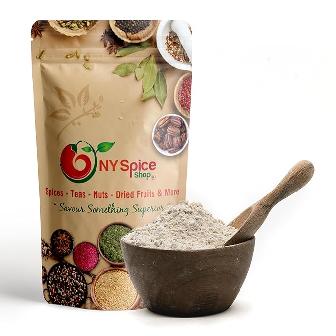 NY Spice Shop Black Chickpeas Flour - 1 Pound Finely Ground Kala Chana Besan for Cooking and Baking