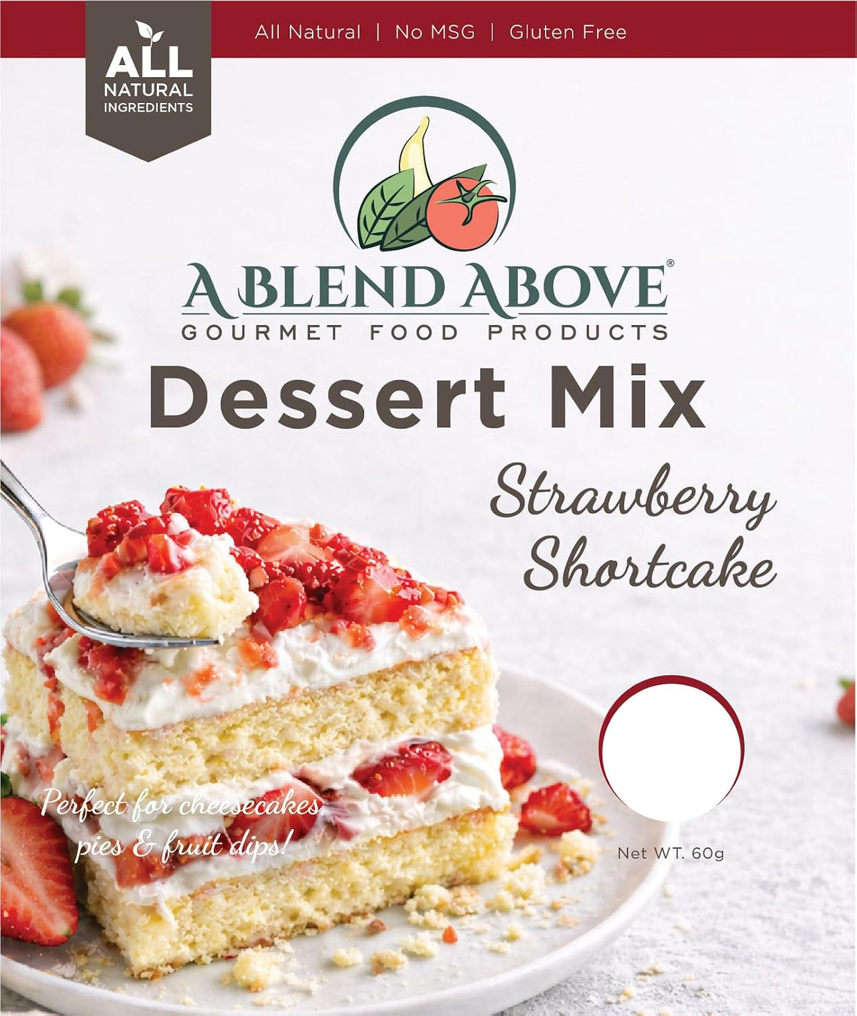 A Blend Above Strawberry Shortcake No-Bake Dessert Mix