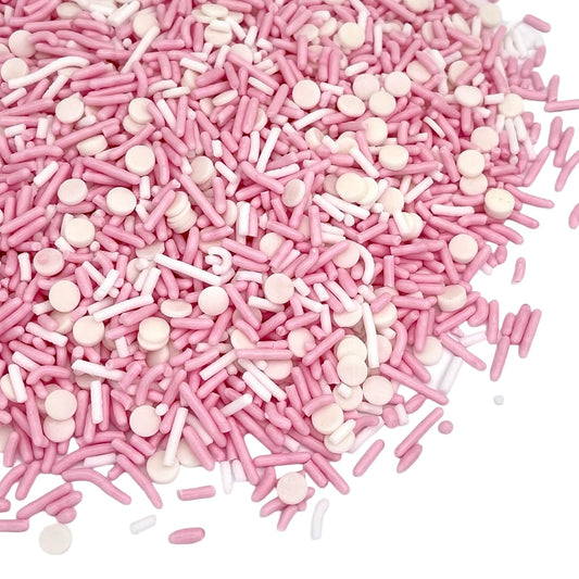 Manvscakes, No Artificial Dyes, Pink Sprinkles, Natural Sprinkles, Gluten Free, Valentine Sprinkles, Pink Cake Decorations,