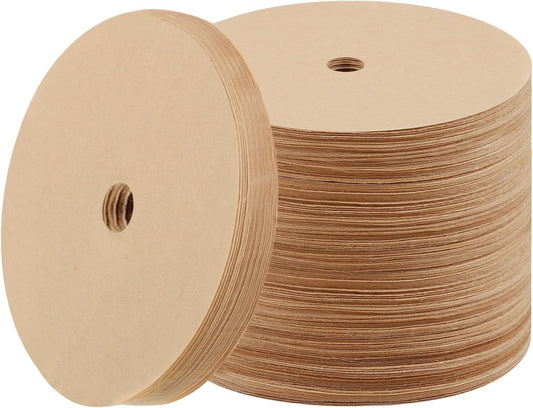 500 Count Percolator Coffee Filters, 3.75in Natural Unbleached Percolator Filters Disposable Disc Coffee Filters for Coffee