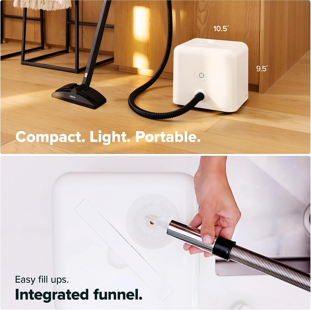 Dupray Neat Steam Cleaner for Home Essential Pack