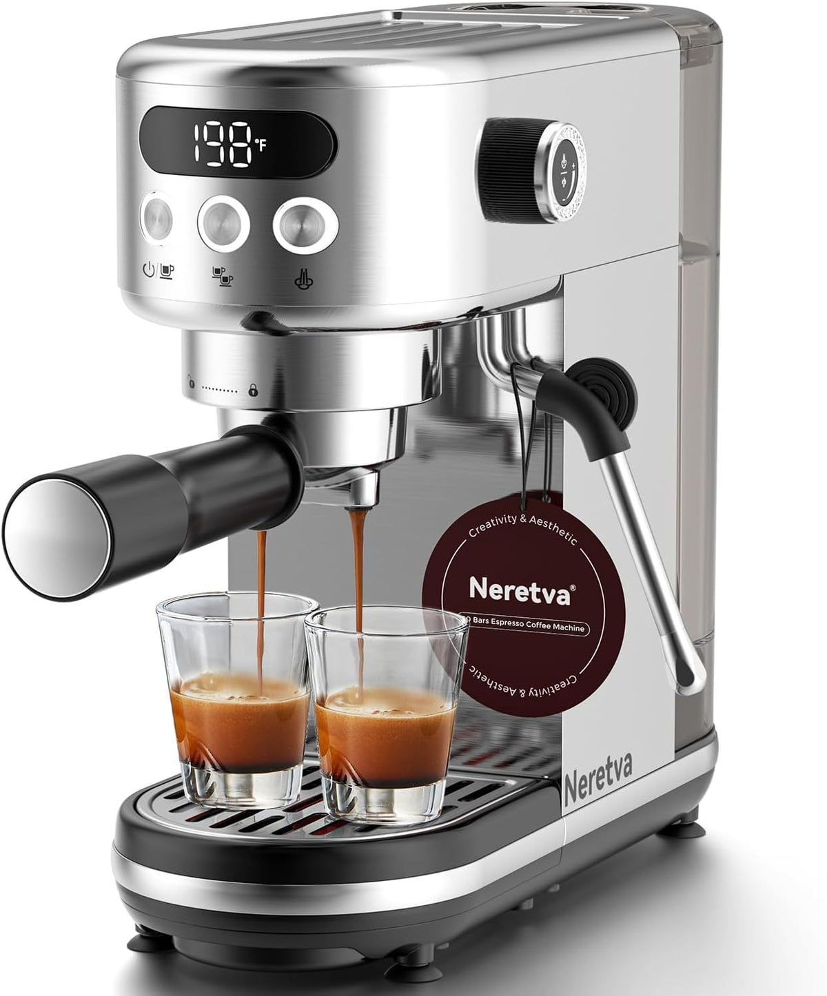 Neretva 20 Bar Espresso Machine Super Compact Espresso Coffee Machine