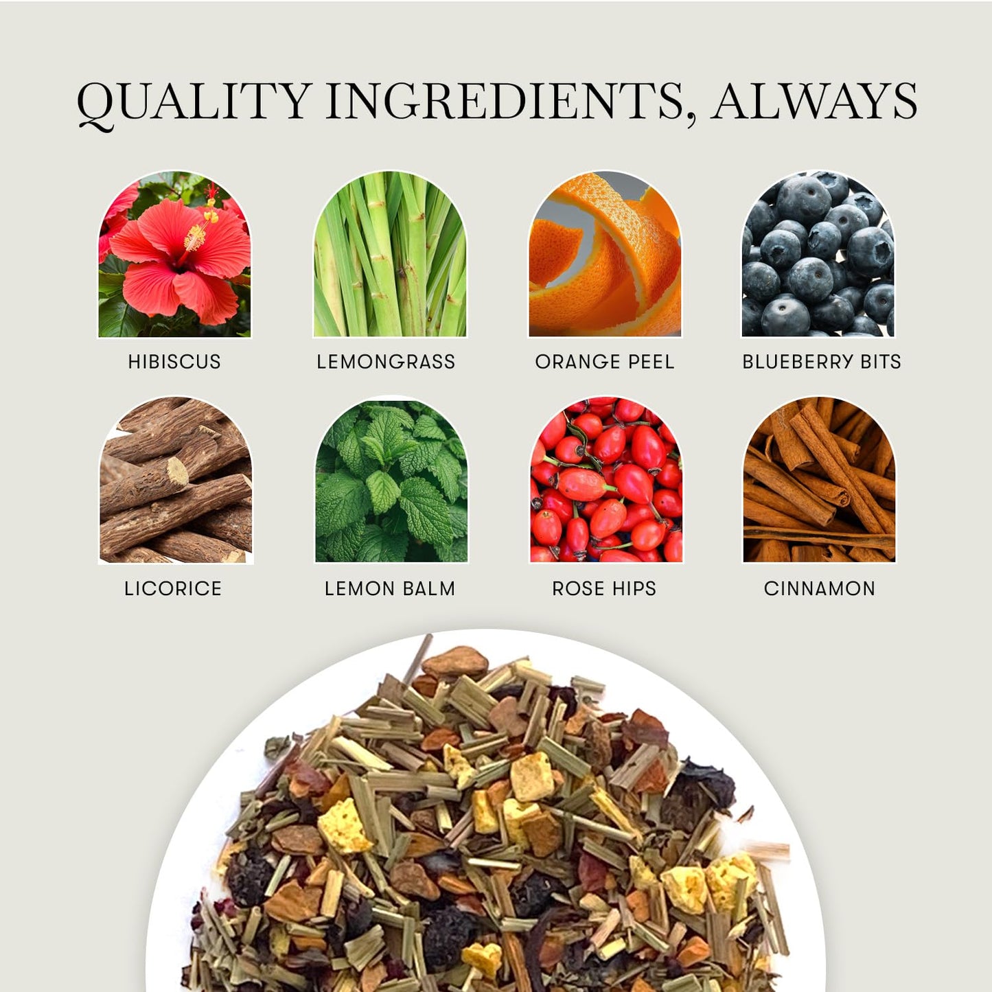 Luxmi Estates Blueberry Super Herbal Tea | Loose Leaf in Resealable Tin Caddy, 100g (3.5oz, ~50 Cups) | Caffeine-Free Fruit Herbal Infusion with Real Blueberry Bits, Hibiscus, Rosehips, Lemongrass, Orange Peel, Licorice, Lemon Balm &amp; Cinnamon