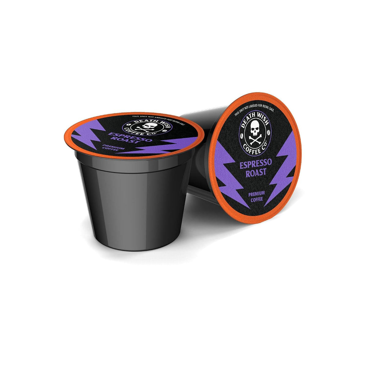 Death Wish Coffee Espresso Roast Single Serve Pods, Organic, 50 Count
