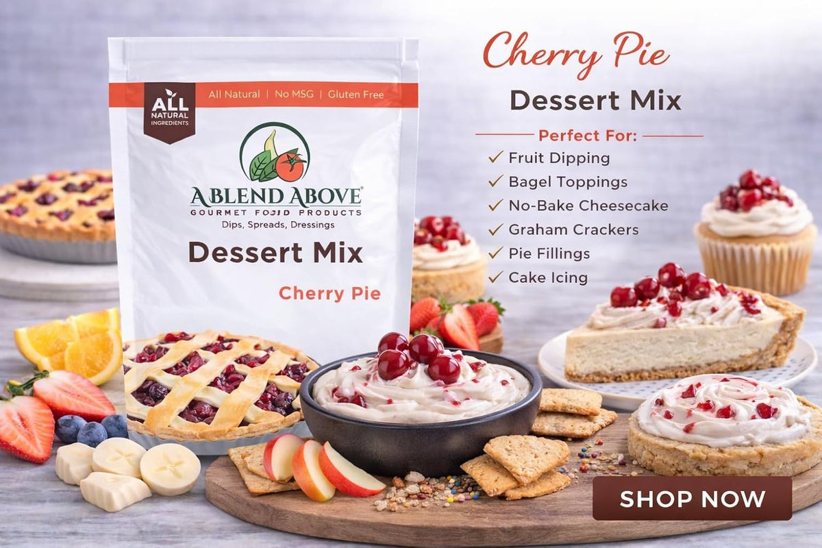 A Blend Above Cherry Pie No Bake Dessert Mix - All Natural