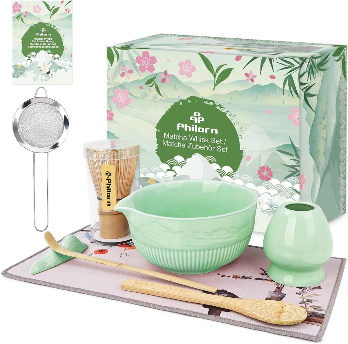 PHILORN Matcha Whisk Set