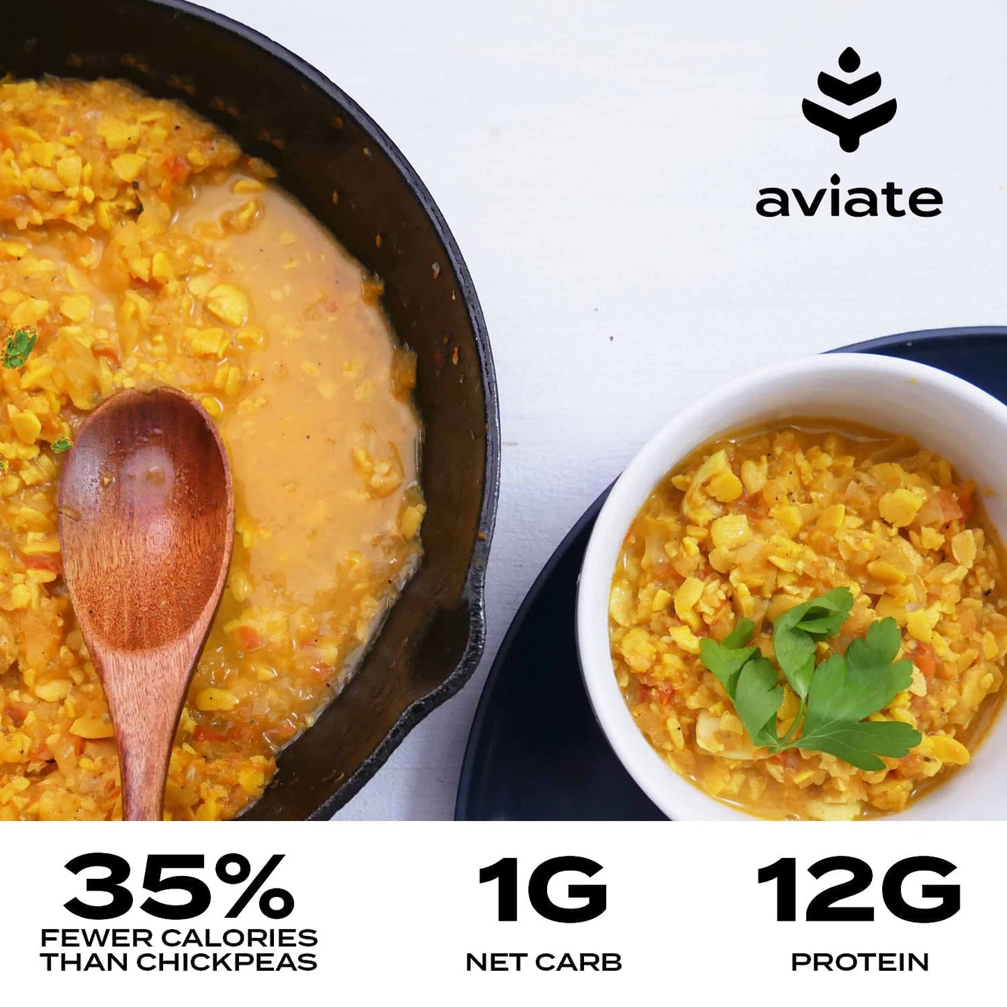 Aviate Lupini FLAKES - Keto "Oats" &amp; Vegan Friendly Superfood - Non-GMO, Gluten Free - High Protein - Low Calorie &amp; Low Carb - Rich in Dietary Fiber and Minerals - 100% Lupin Beans - 12 Ounces (Pack of 1)