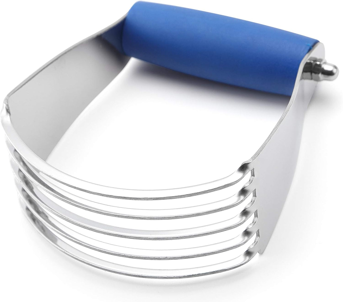 Spring Chef Medium Size Dough Blender For Baking, Dough Cutter Tool, Stainless Steel Puff Pastry Cutter Tool with Soft Grip