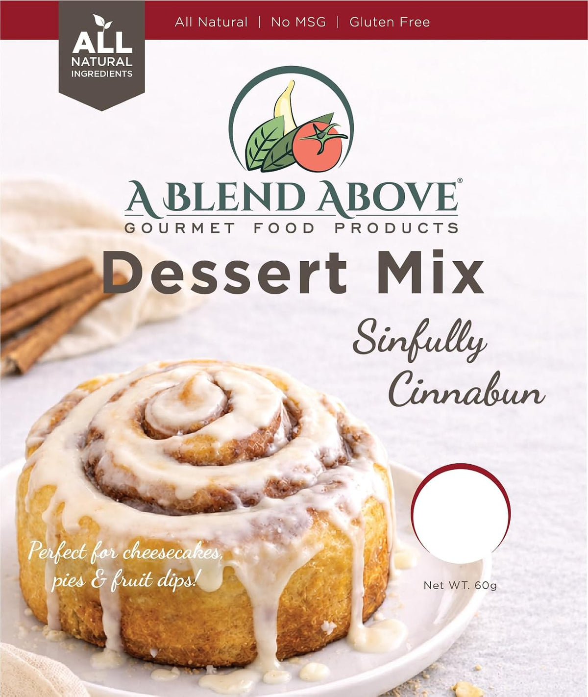 A Blend Above Sinfully Cinnabun dip Mix - No-Bake Desserts