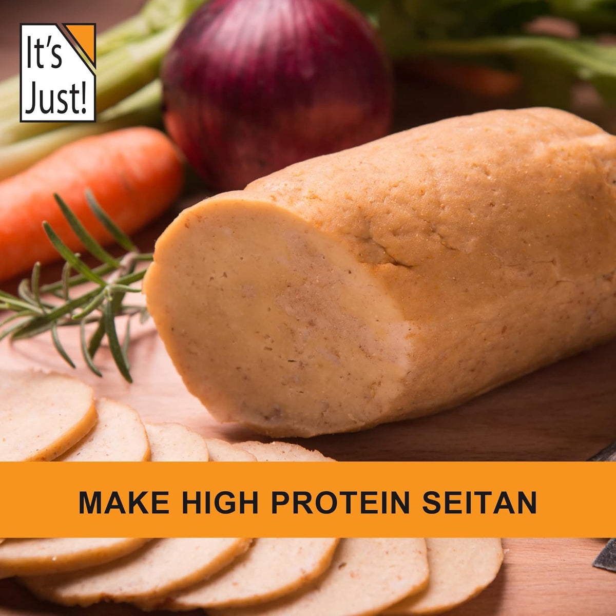 It's Just! Vital Wheat Gluten Flour - High Protein, Vegan, Low Carb, Keto Friendly - 20 oz