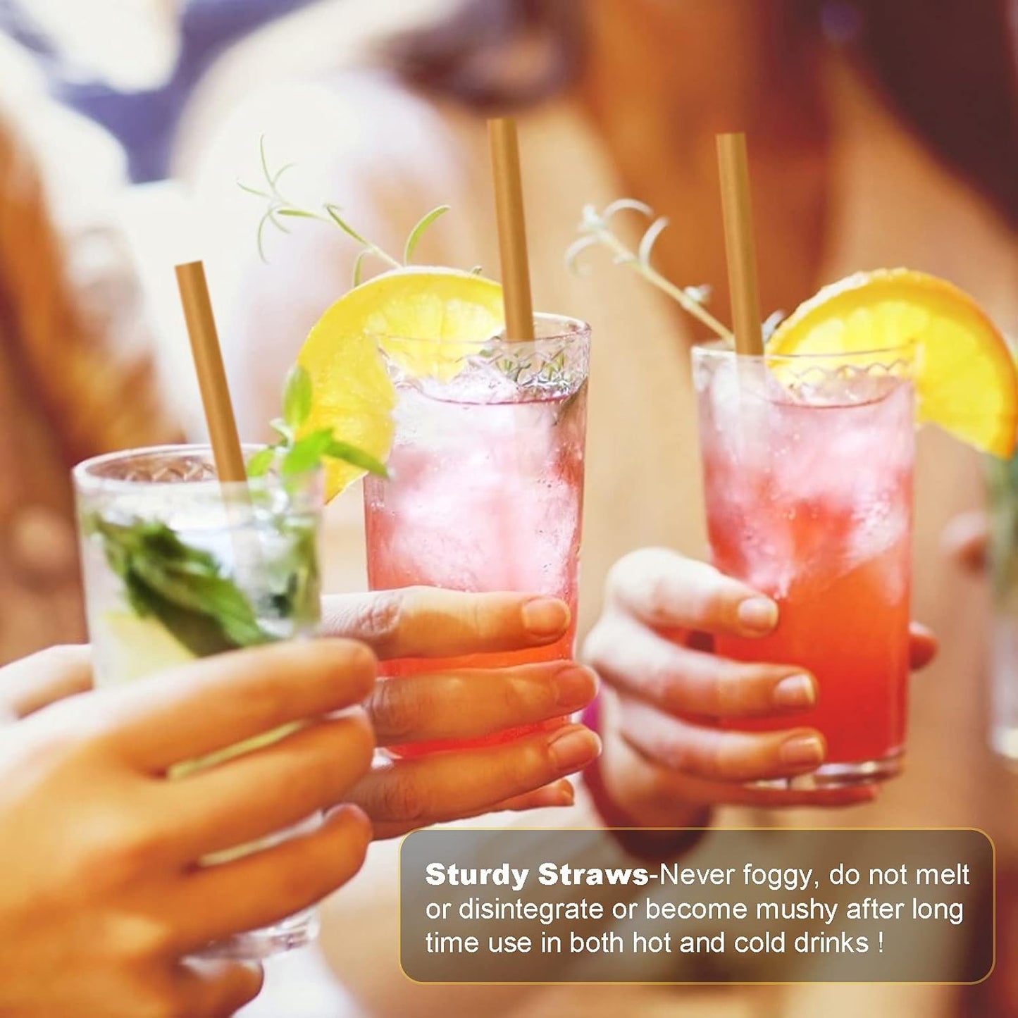 5 Inch 600pcs Cocktail Straws Made from Sugarcane Fiber Plastic-free A Sturdy Short Drinking Straws for Hot and Cold Drinks Not Foggy Packed by 200 Count per box(3 packs)