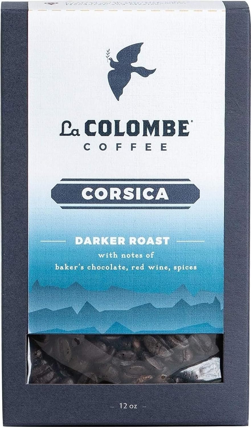 La Colombe Corsica Dark Roast Whole Bean Coffee - 12 Ounce (Pack of 4)