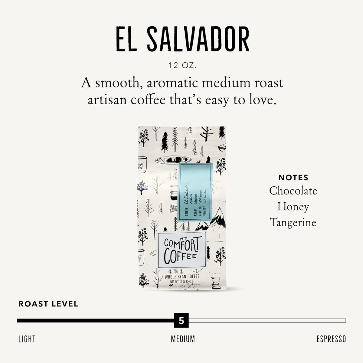 Mt. Comfort Coffee El Salvador Medium Roast