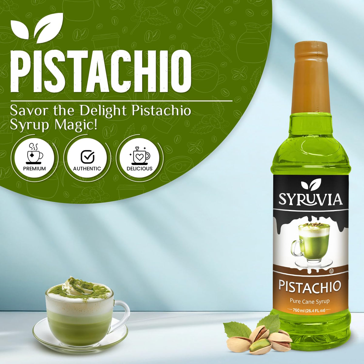 Syruvia Pistachio Syrup