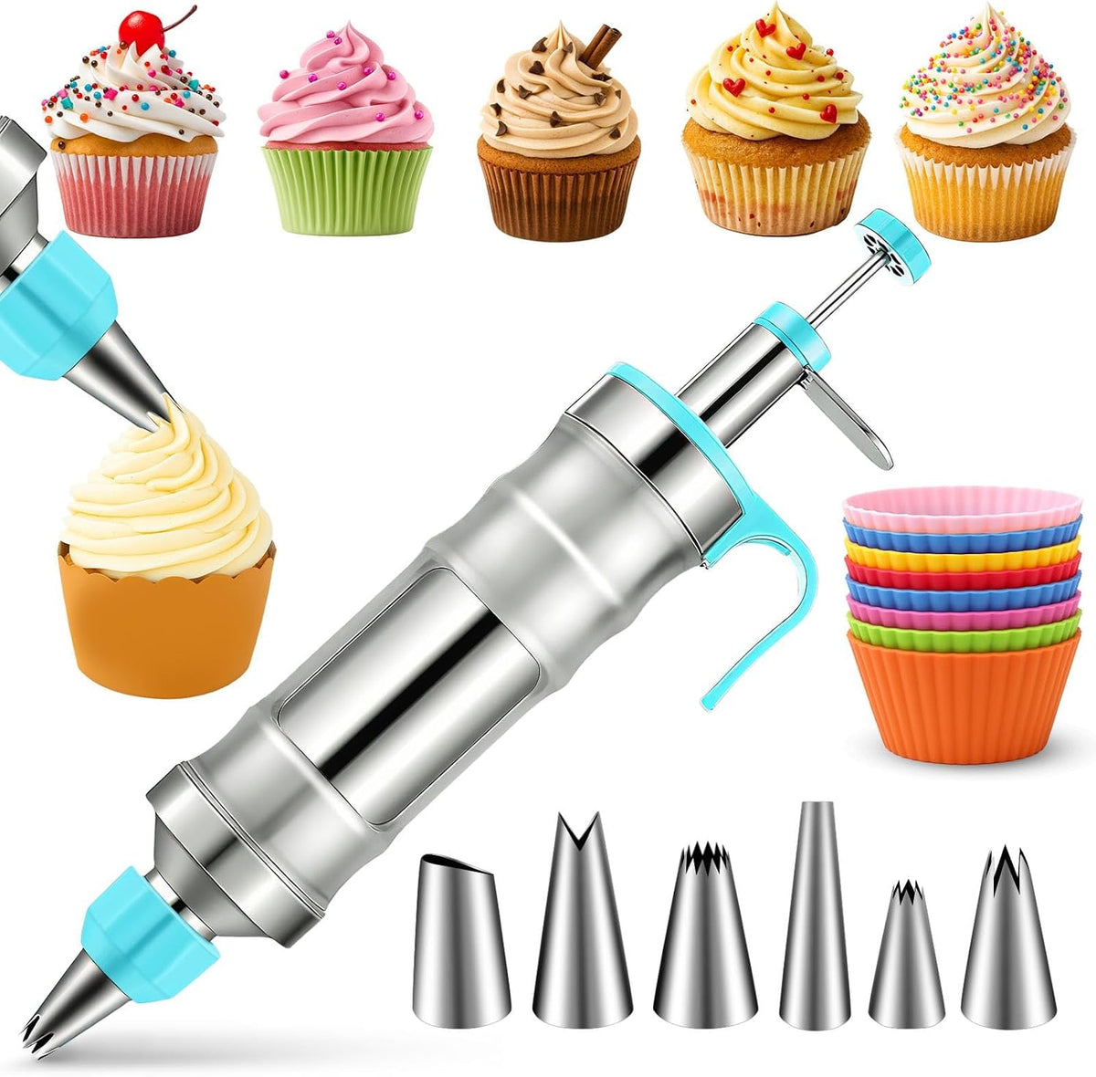 Novano Dessert Decorating Syringe Set