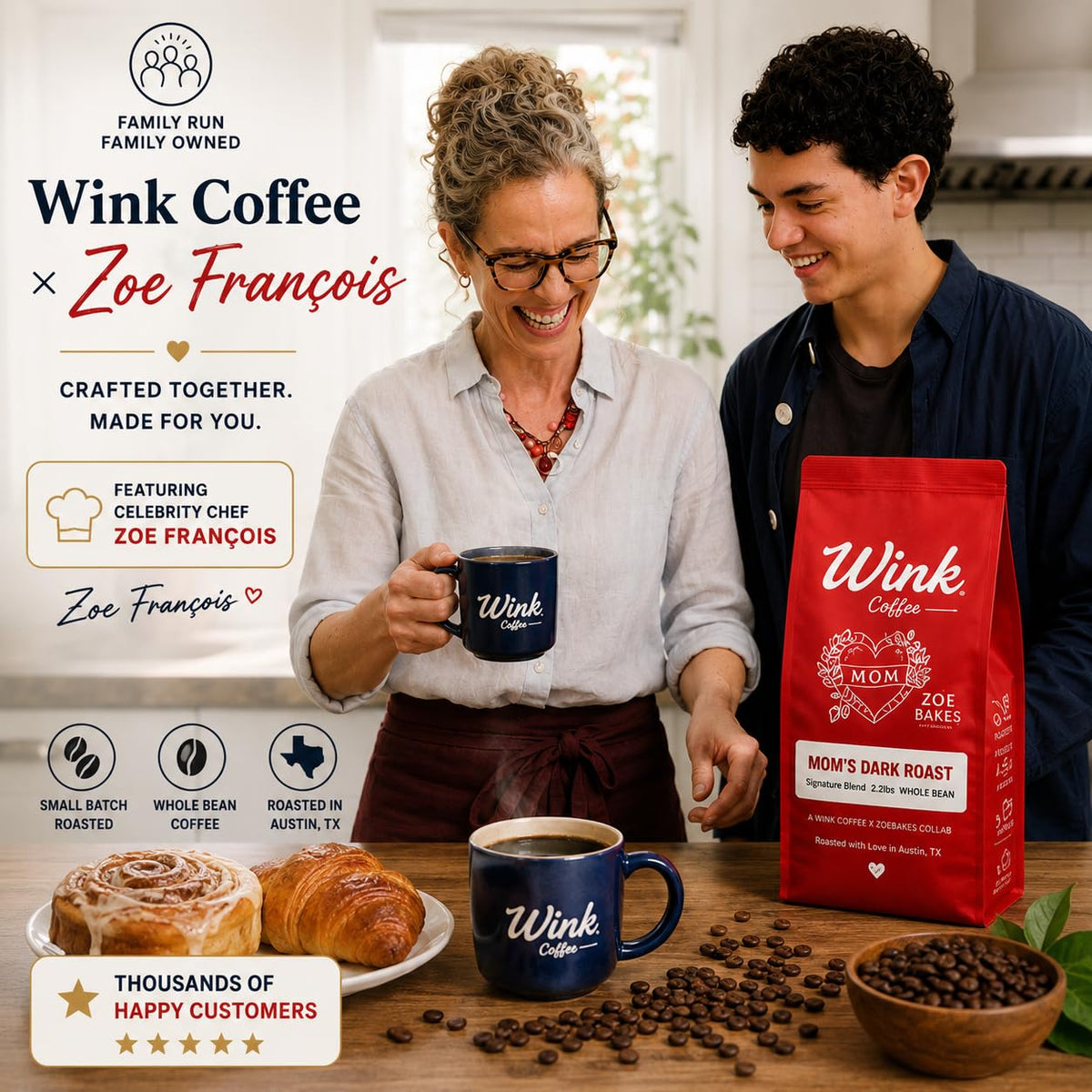 Wink Coffee Blonde Roast Whole Bean Coffee