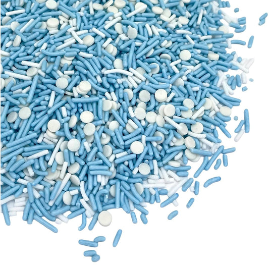 Manvscakes, No Artificial Dyes, Blue Sprinkles, Natural Sprinkles, Gluten Free, Birthday Sprinkles, Blue Cake Decorations,