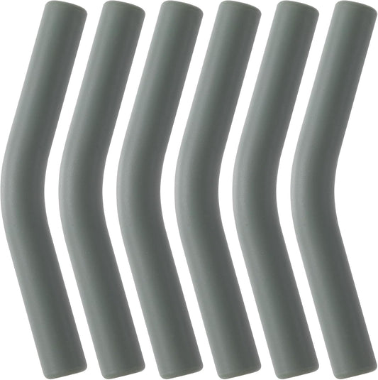HINZIC 6Pcs Metal Straw Silicone Tips 5/16 IN Wide