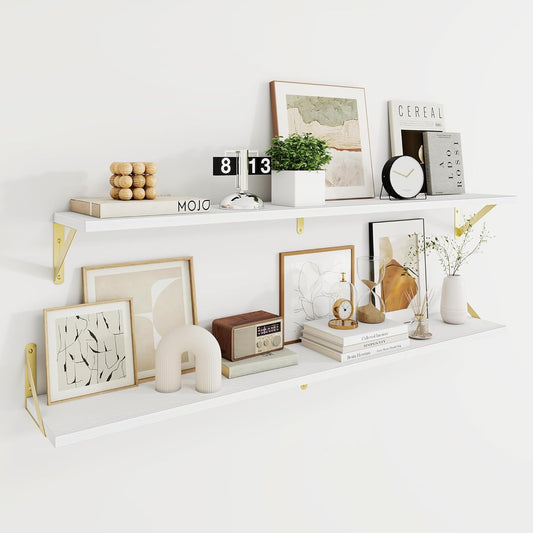 Dreamland White and Gold Shelf