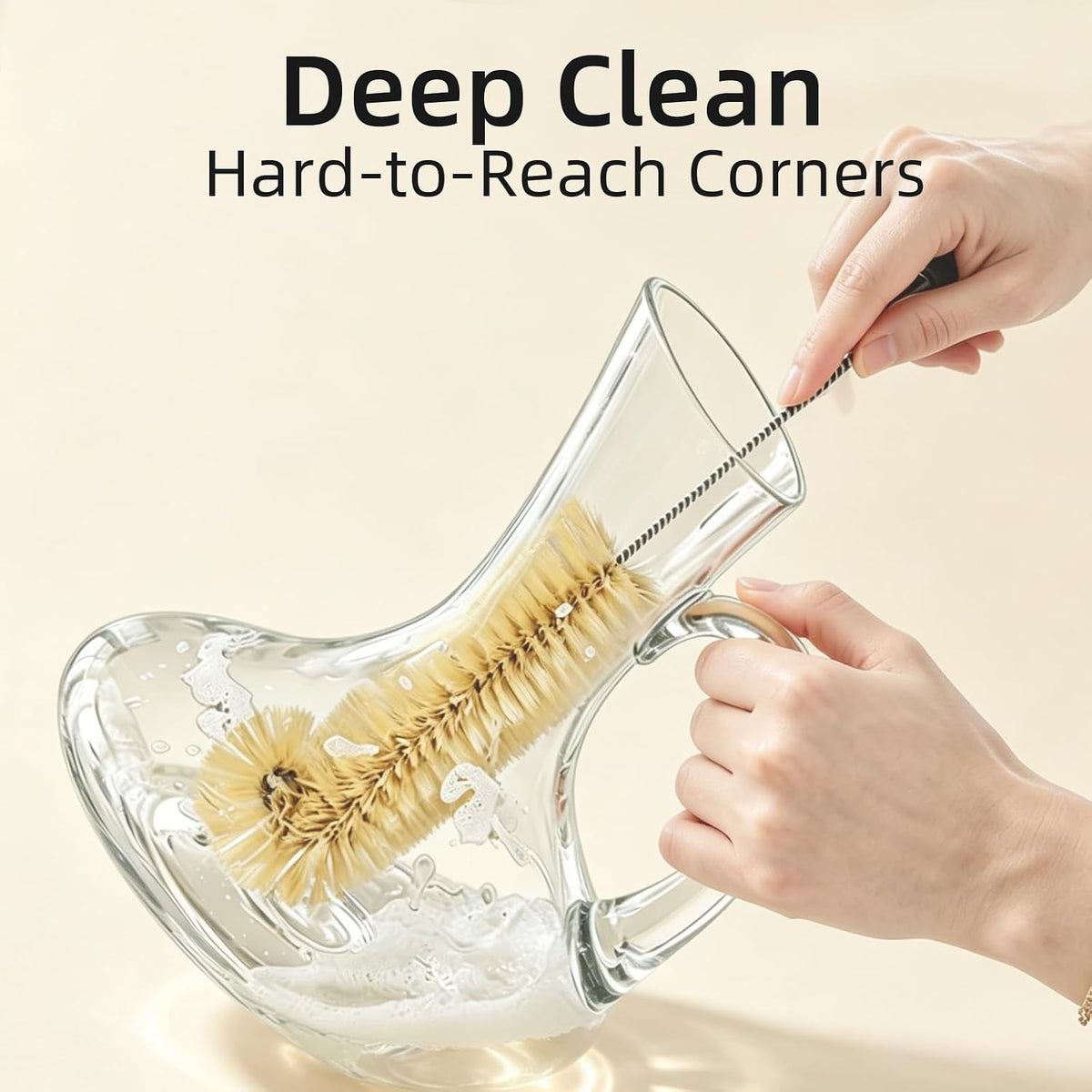 Masthome 9 Pcs Bottle Brush Set,Bendable Flexible Pipe Cleaning Kit