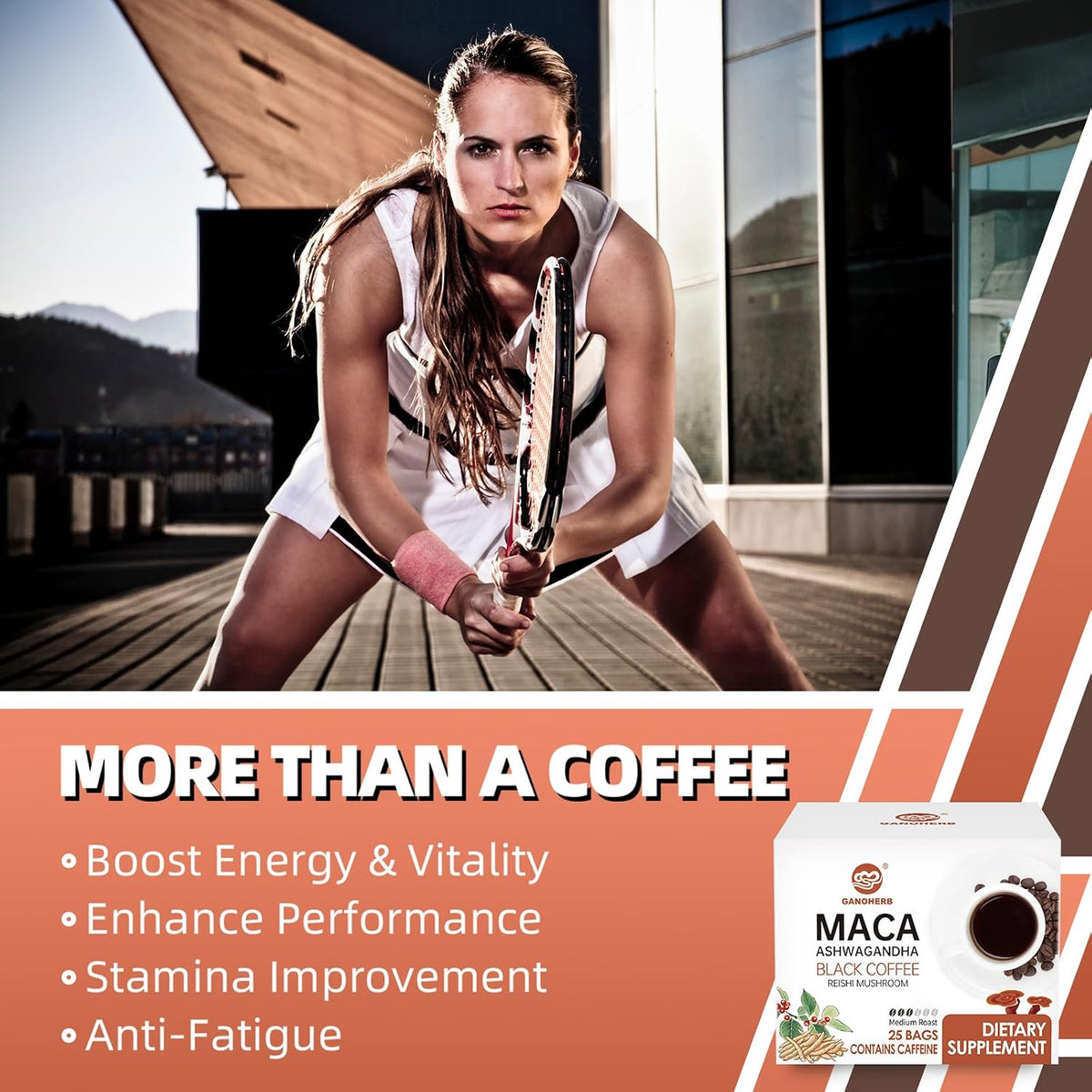 GANOHERB Maca Energy Coffee for Men