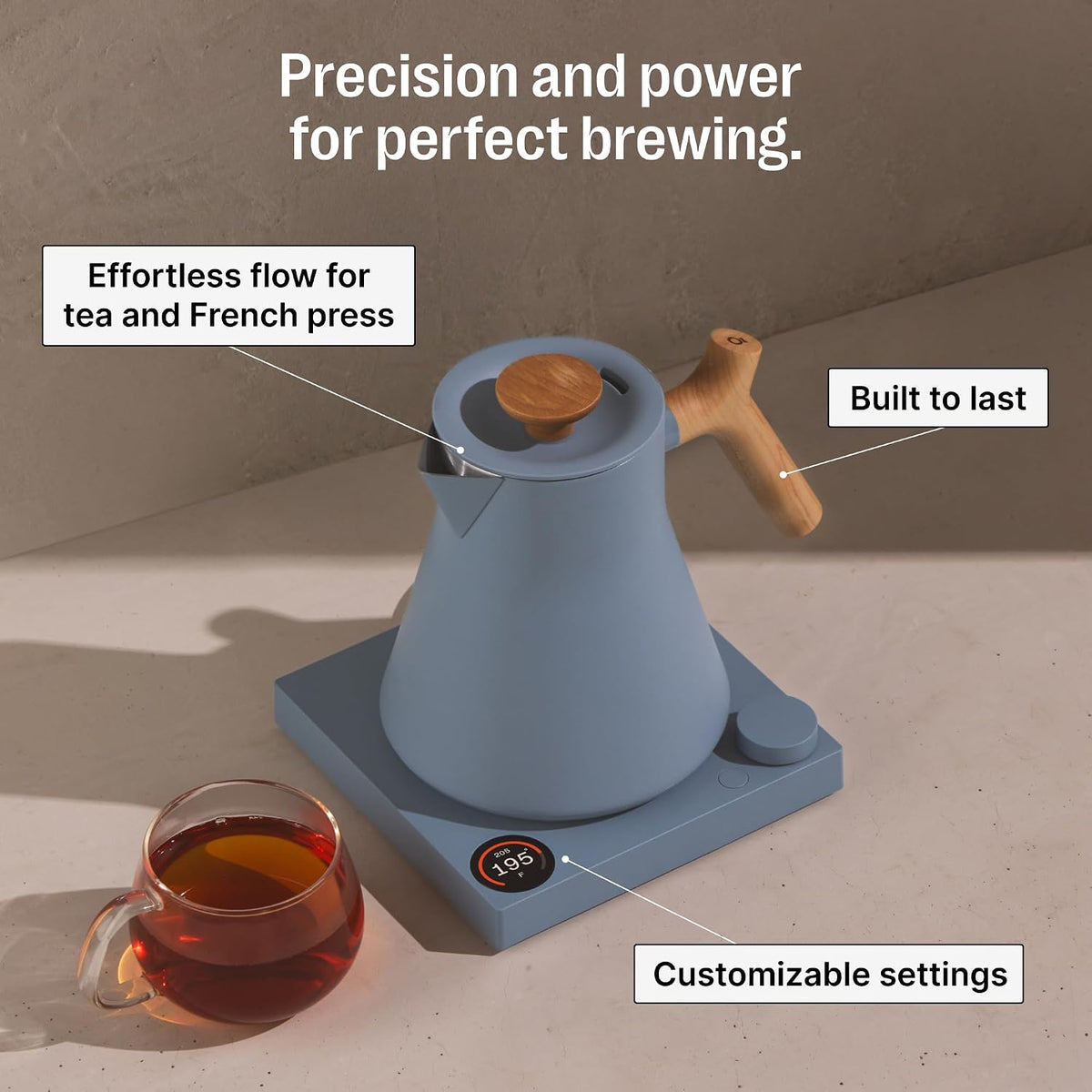 Fellow Corvo EKG Pro Small Electric Tea Kettle for Coffee