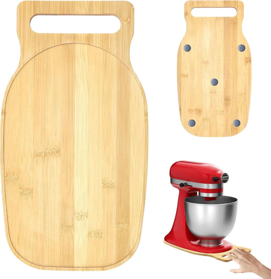 Mixer Slider Compatible with Kitchen aid Bowl Lift 4 .5-5 Qt Stand Mixer Natural Bamboo - Kitchen Countertop Storage Mover