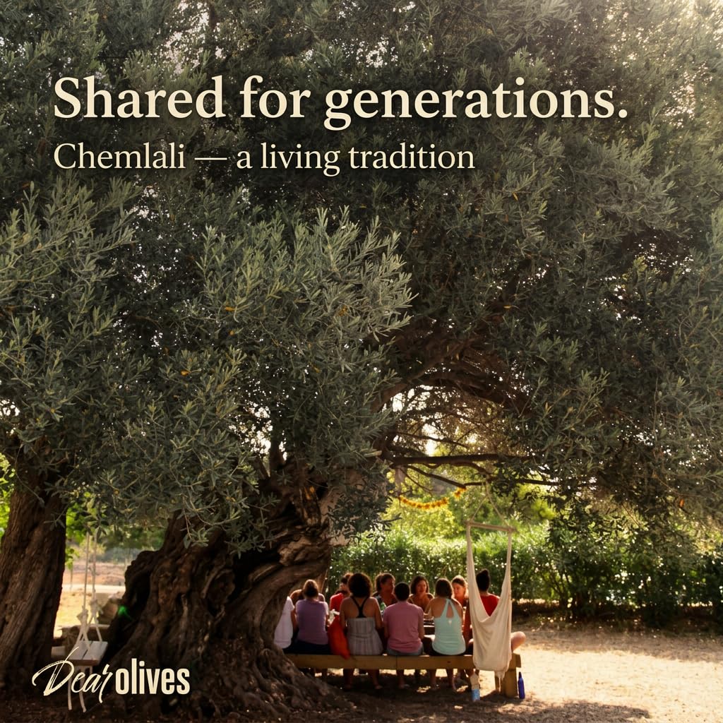 Dear Olives™ Smooth Mediterranean Extra Virgin Olive Oil, Early Harvest Cold Pressed, Balanced Taste &amp; Polyphenols, Perfect for Dipping, Drizzling and Cooking, Award-Winning 2025 Harvest in Premium Box, 700ml / 23.7 Fl Oz (Chemlali - Smooth)