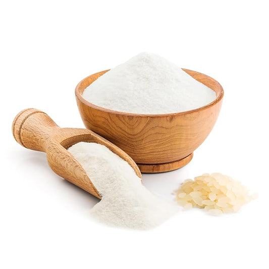 NY SPICE SHOP Rice Flour - White Rice Atta - Rice Flour Ground - All Natural Rice Starch Flour - Rice Grain Flour for Baking