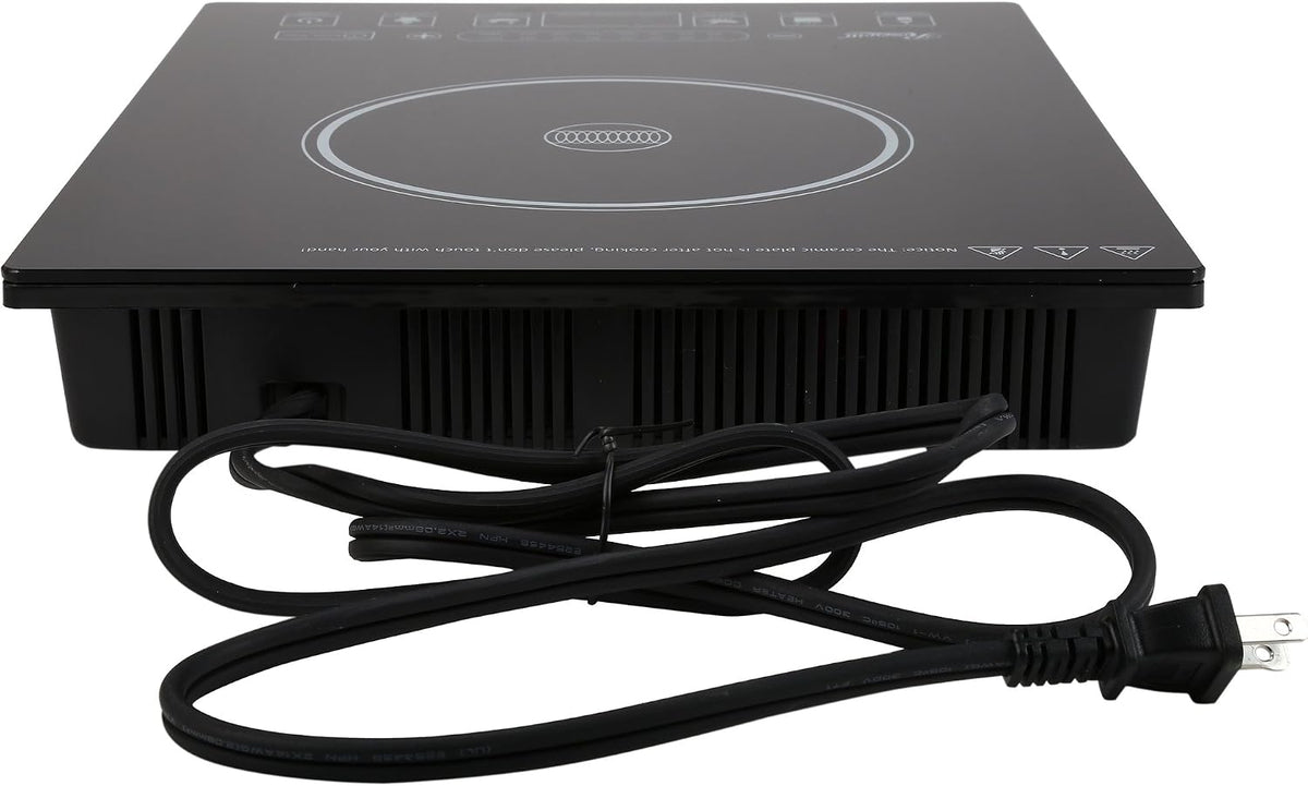 Rosewill Induction Cooker 1800 Watt, 5 Pre-Programmed Induction Cooktop, Electric Burner with Stainless Steel Pot 10" 3.5 QT 18-8, RHAI-15001