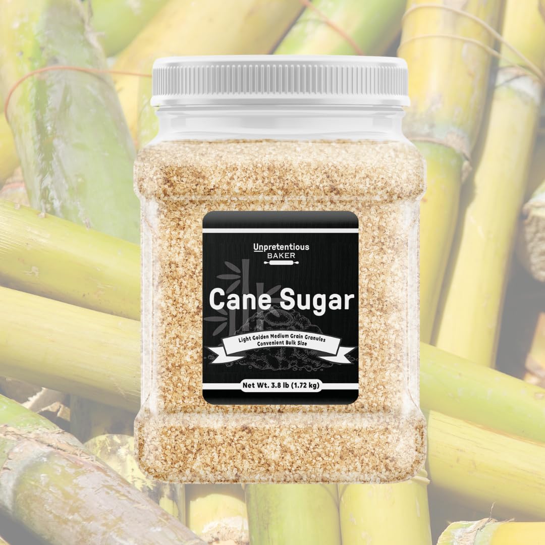 Unpretentious, Cane Sugar, 3.8 Lb | For cooking, baking, and pantry use