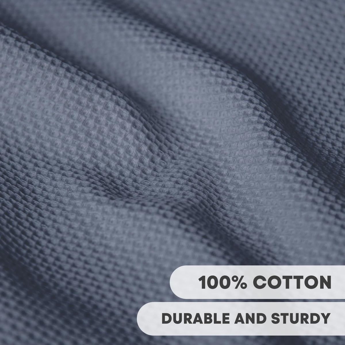 Artoid Mode 100% Cotton Beige Brown Dark Grey Waffle Weave Kitchen Dish Cloths