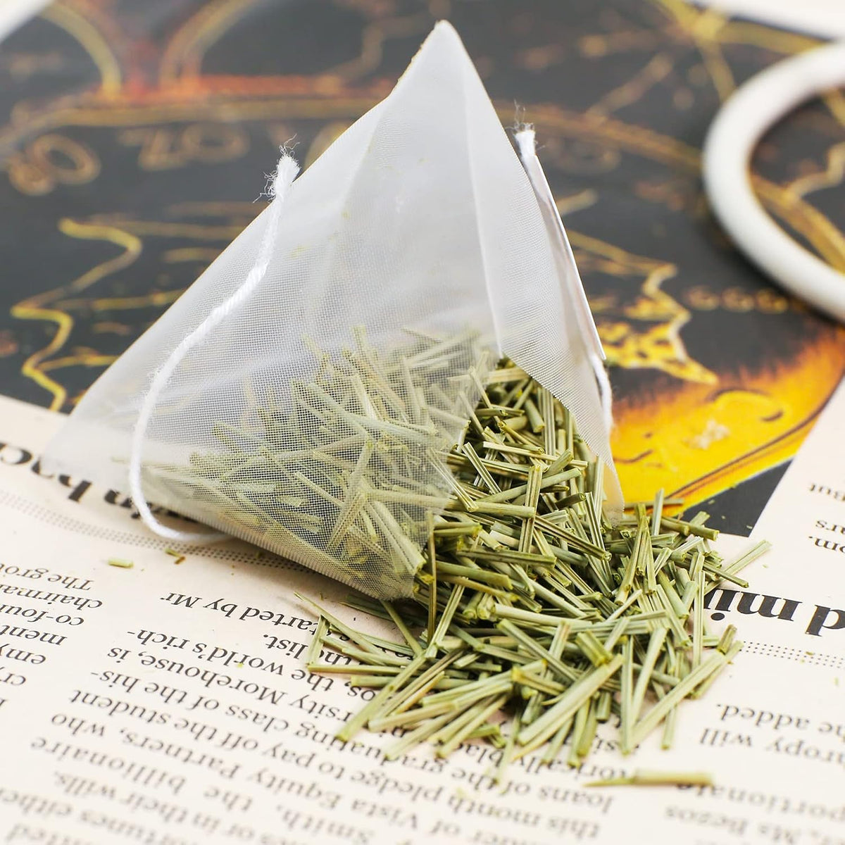 TEARELAE Pine Needle Tea Bags, 2.5g X 40 Count, Dried Masson Pine Needles | 100% Pure Natural Cut &amp; Sifted Herbal Tea, Non-GMO, Caffeine-free, Mild Flavor, Slightly Sweet, Herbal Tea For Relaxation