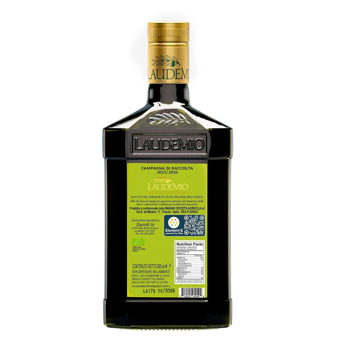 Sanniti Laudemio Extra Virgin Olive Oil Fattoria di Maiano