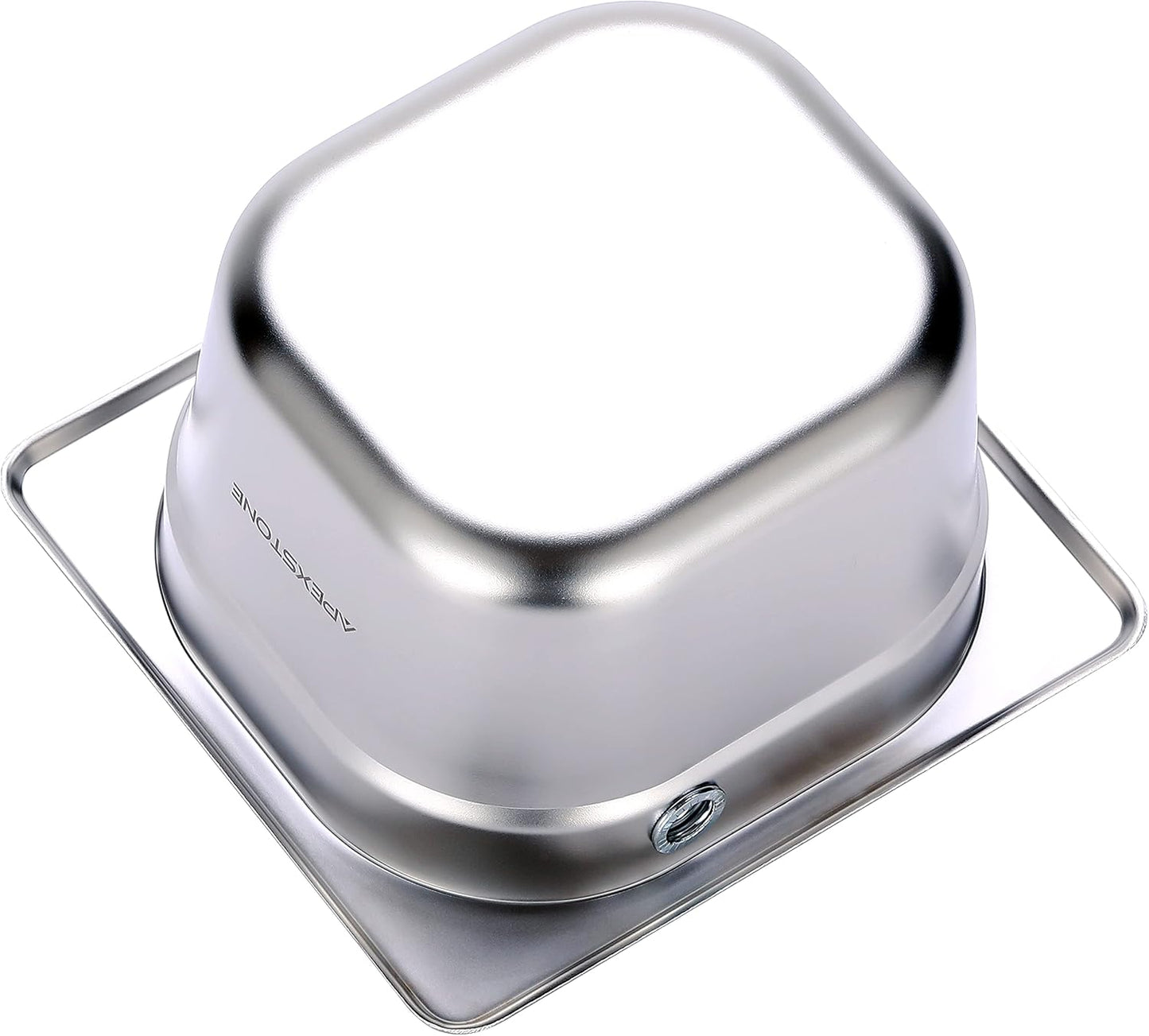 Coffee Knock Box Stainless Steel, 6.9 Inch Espresso Knock Box for Espresso Coffee Grounds, Built-In Knock Box with Rubber Knock Bar, 1.5L Large Capacity for Home Barista &amp; Coffee Bar