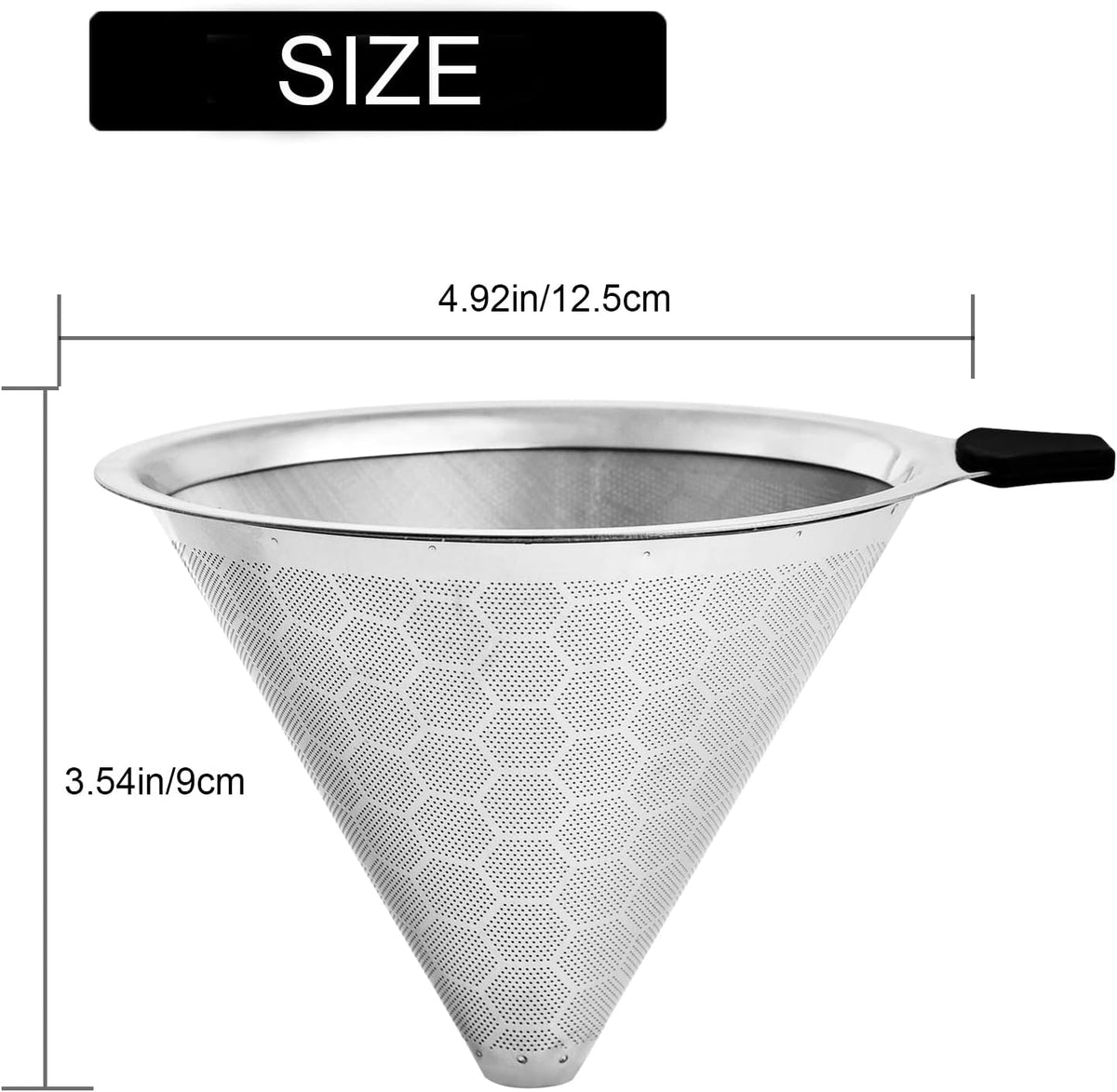 Pour Over Coffee Filter for Chemex 6/8/10 Cups &amp; Hario V60 02 03
