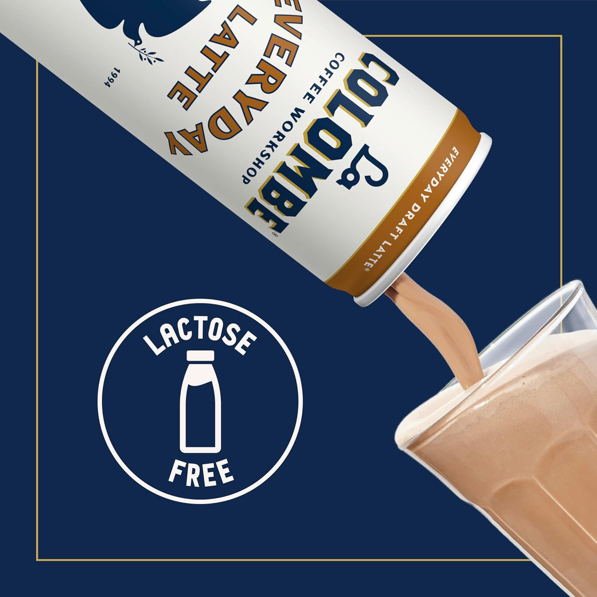 La Colombe Coffee, Double Draft Latte, 11 fl oz Cans (Pack of 12), Coffeehouse Quality Cold Brew, Specialty Grade Coffee Beans, Ready-to-Drink On-the-Go